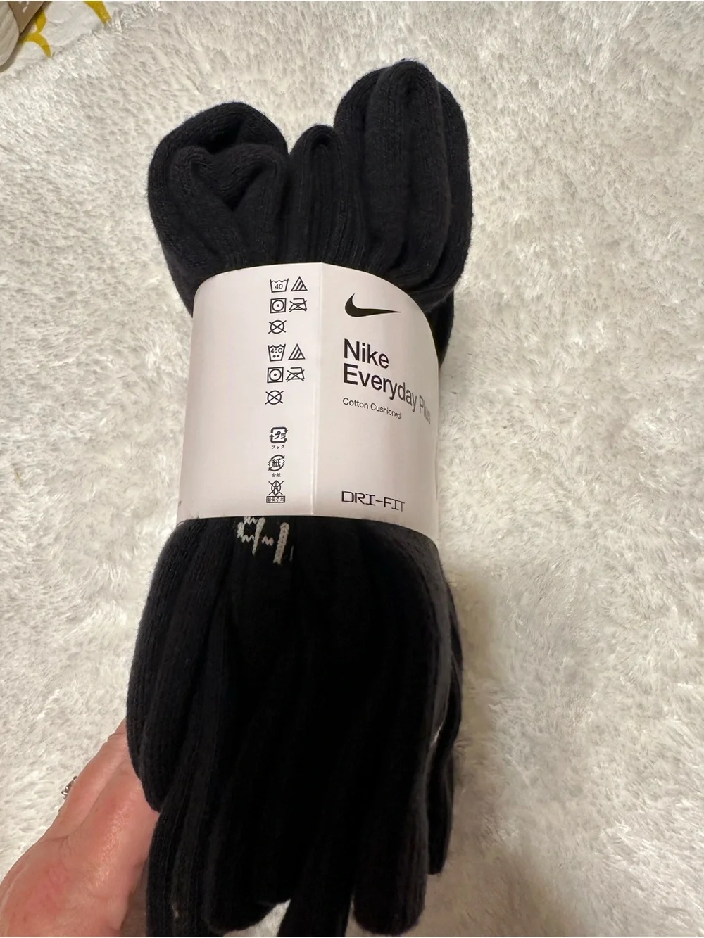 Nike Everyday Plus Black Socks